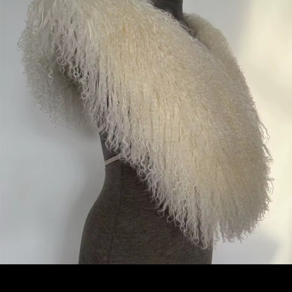 Mongolian Fur Open Back Strap Top - Picture 2 of 9